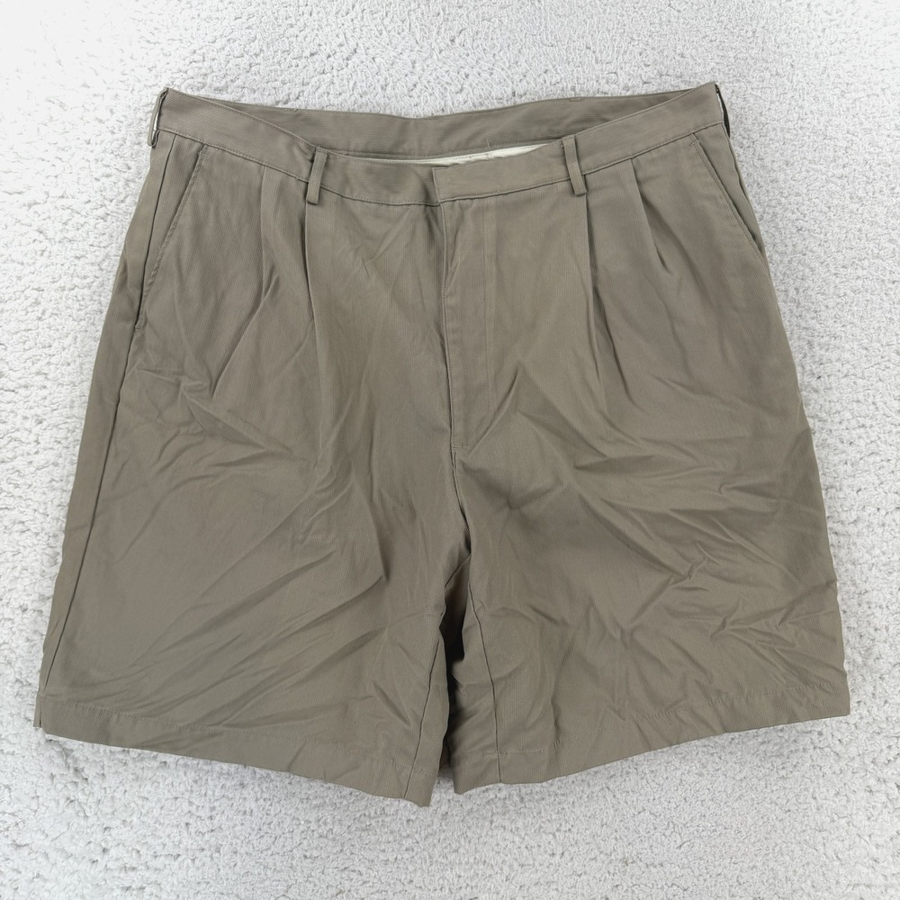 Nike Golf Shorts Mens 40 Beige 9 Inseam Dri-FIT Twill Stretch Performance